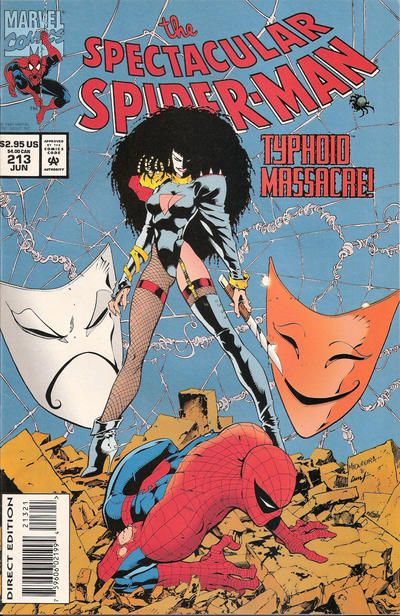 The Spectacular Spider-Man, Vol. 1 #213C (Blue Cover) Cover