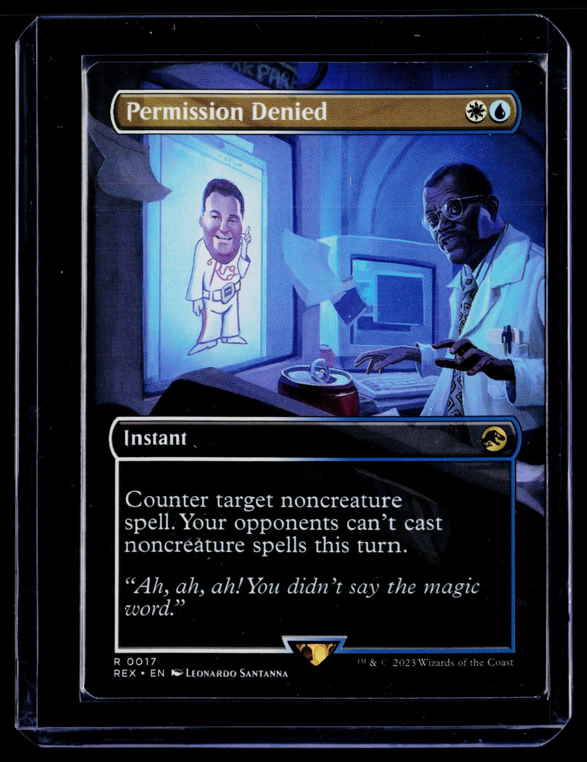 Permission Denied (Borderless) R  Jurassic World Collection 17 NM