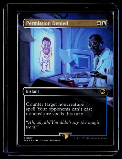 Permission Denied (Borderless) R  Jurassic World Collection 17 NM