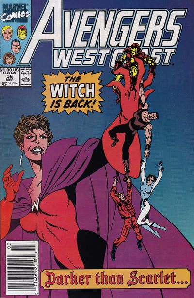 The West Coast Avengers, Vol. 2 #56C (Mark Jewelers Variant) Cover