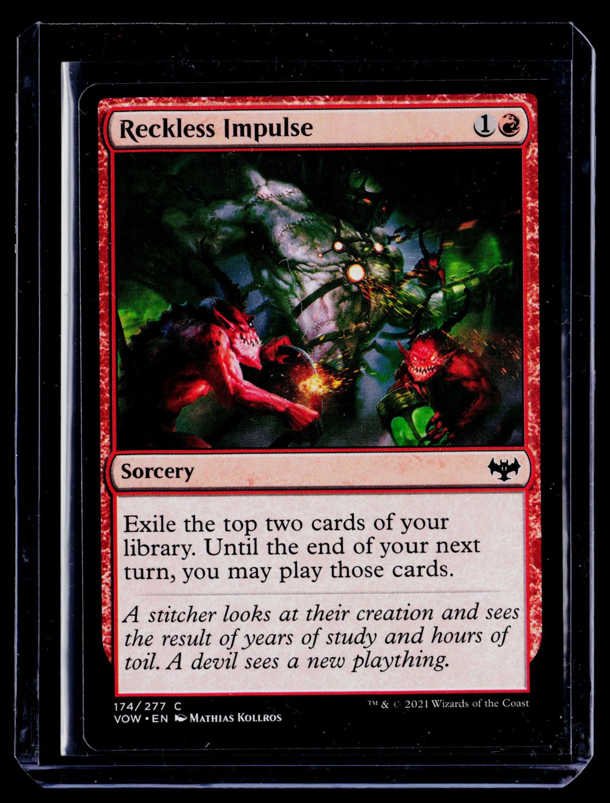 Reckless Impulse C Innistrad: Crimson Vow 174 NM