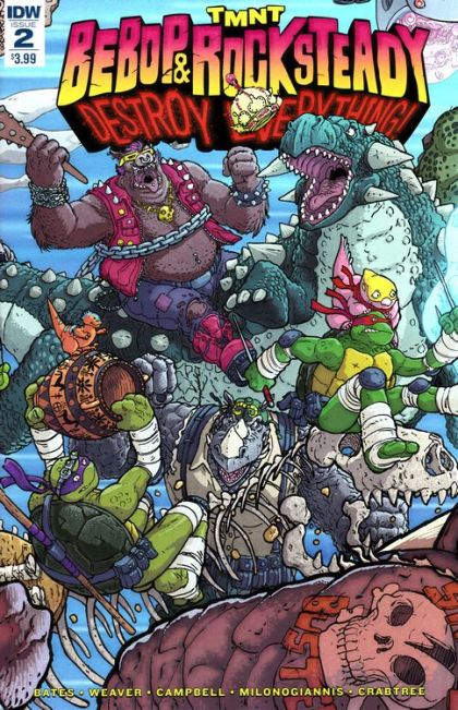 Teenage Mutant Ninja Turtles Bebop & Rocksteady Destroy Everything #2A Cover