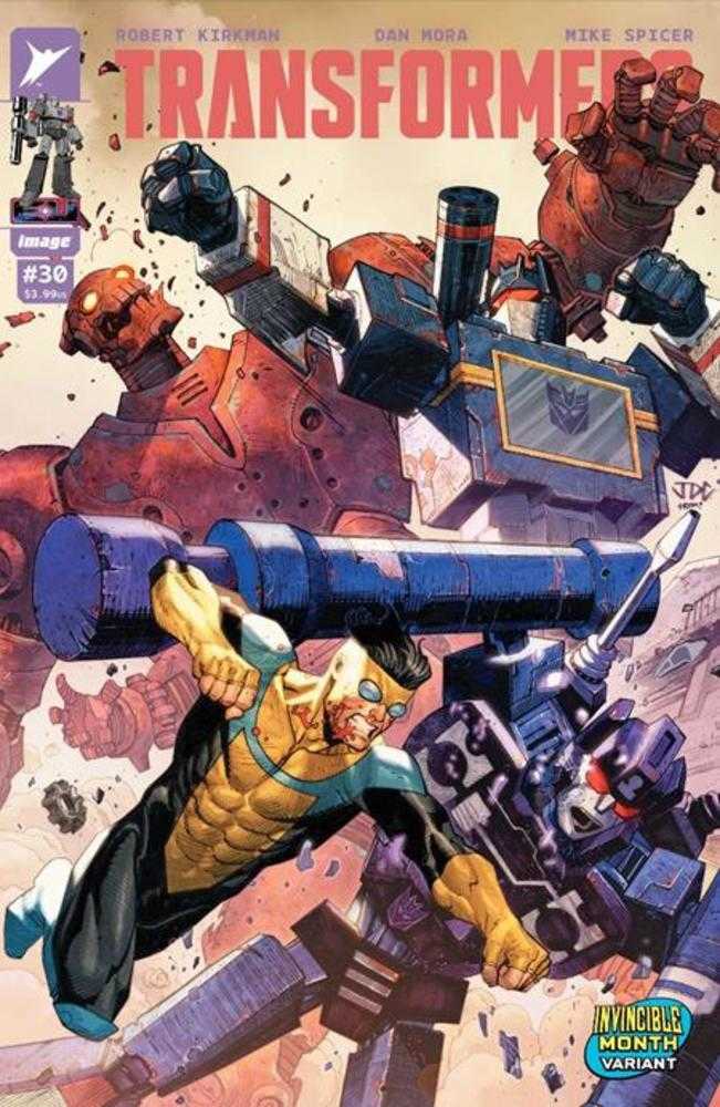 Transformers #30 Cover F Josh Cassara Invincible Team Up Variant