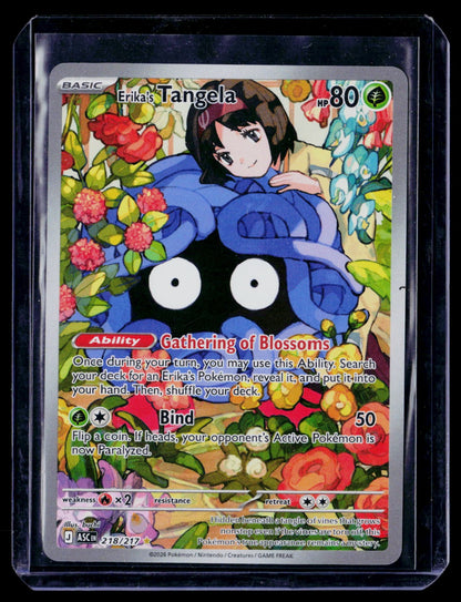 Erika's Tangela Holo Illustration Rare ME: Ascended Heroes 218/217 NM