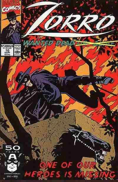 Zorro (Marvel) #10 Cover