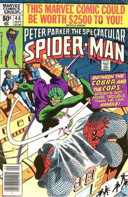 The Spectacular Spider-Man, Vol. 1 #46B (Newsstand Edition) Cover