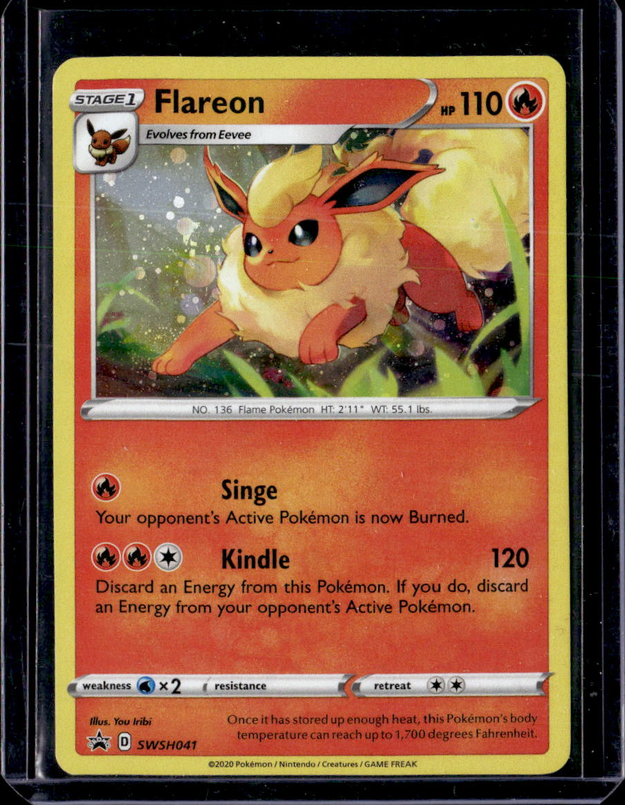SWSH: Sword & Shield Promo Cards #SWSH041 Flareon