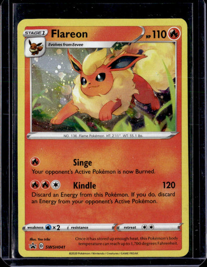 SWSH: Sword & Shield Promo Cards #SWSH041 Flareon