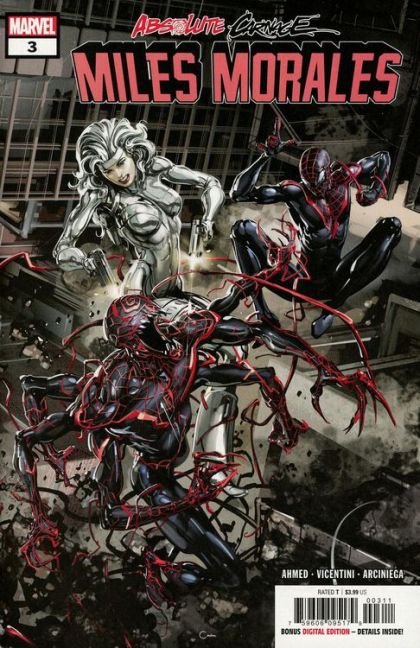 Absolute Carnage: Miles Morales #3A (Clayton Crain Regular) Cover