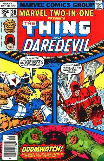 Marvel Two-in-One, Vol. 1 #38B (Newsstand Edition) Cover