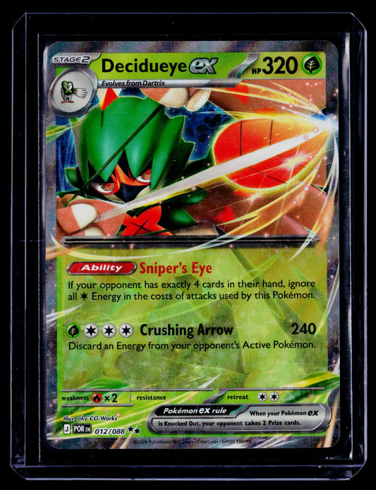Decidueye ex Holo Double Rare ME03: Perfect Order 012/088 NM