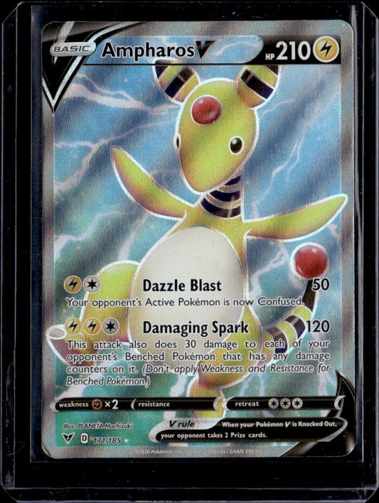 SWSH04: Vivid Voltage #171/185 Ampharos V (Full Art)