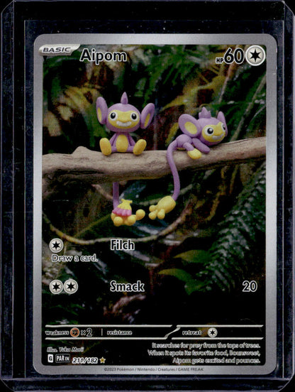SV04: Paradox Rift #211/182 Aipom