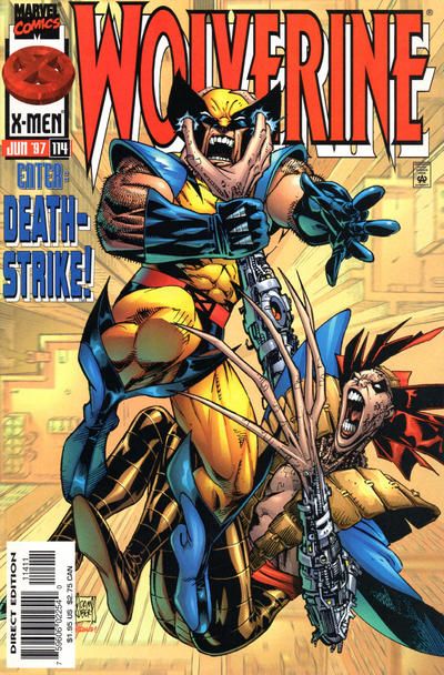 Wolverine, Vol. 2 #114A (Direct Edition - Orange Background) Cover