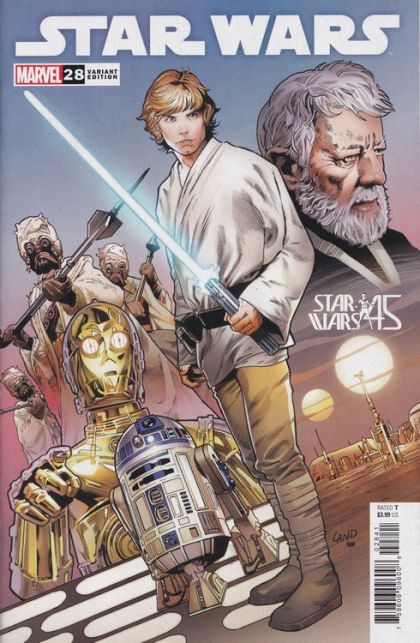 Star Wars, Vol. 3 (Marvel) #28D (Greg Land A New Hope 45th Anniversary Variant) Cover