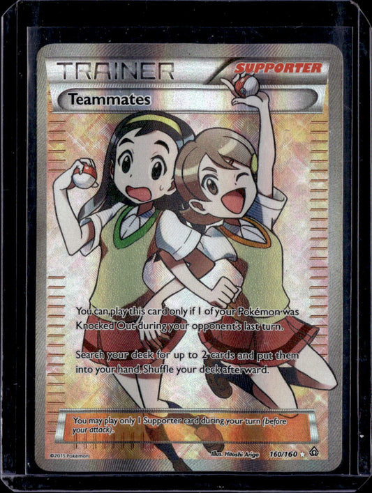 XY - Primal Clash #160/160 Teammates (160 Full Art)