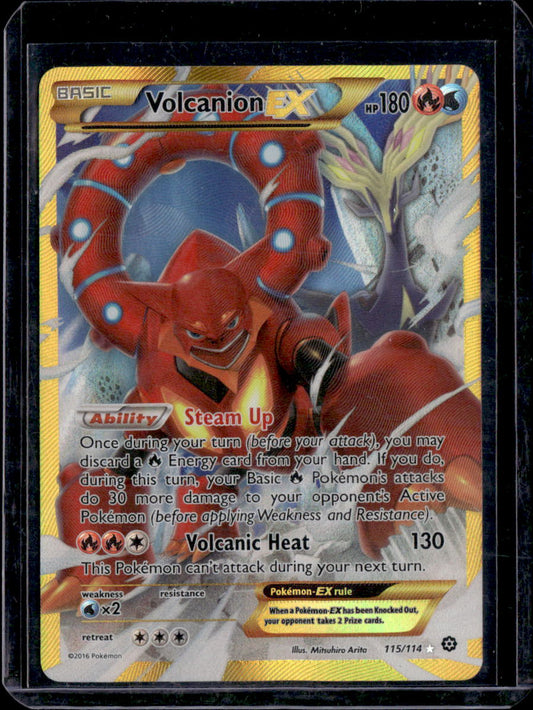 XY - Steam Siege #115/114 Volcanion EX (Secret)