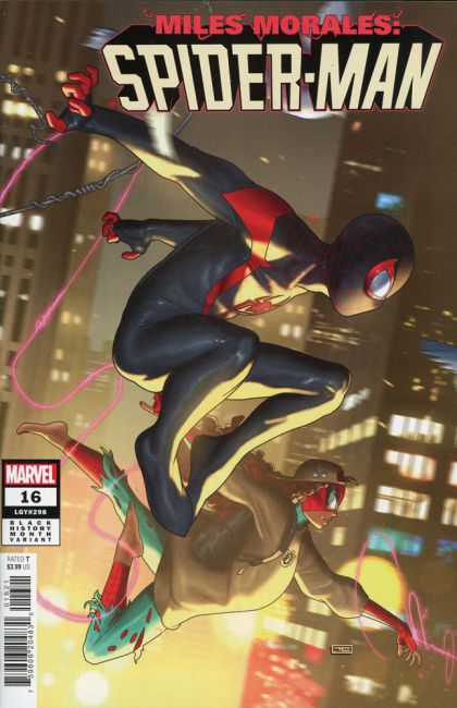 Miles Morales: Spider-Man, Vol. 2 #16B (Taurin Clarke Black History Month Variant) Cover