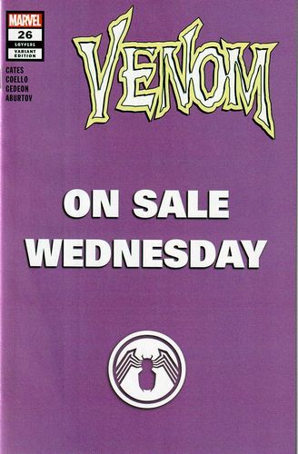 Venom, Vol. 4 #26B (Dark Marvel Variant) Cover