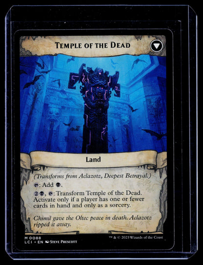 Aclazotz, Deepest Betrayal M The Lost Caverns of Ixalan 88 NM (Back)