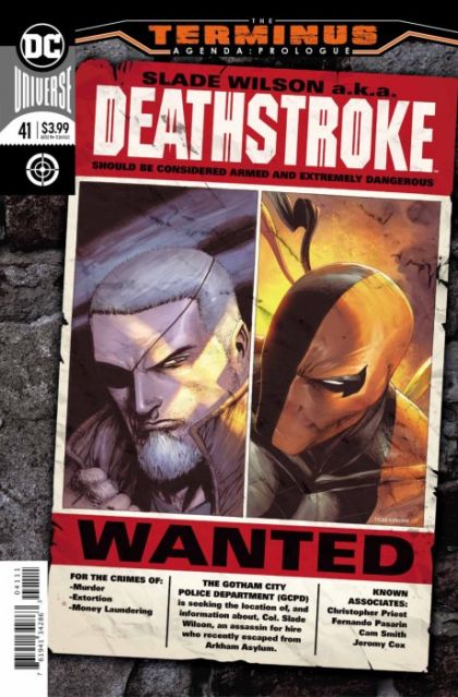 Deathstroke, Vol. 4 #41A (Regular Tyler Kirkham Cover) Cover