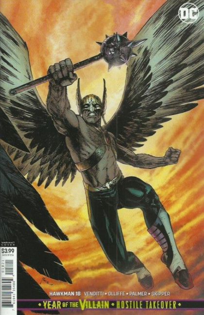 Hawkman, Vol. 5 #18B (Variant Richard Pace Cover) Cover