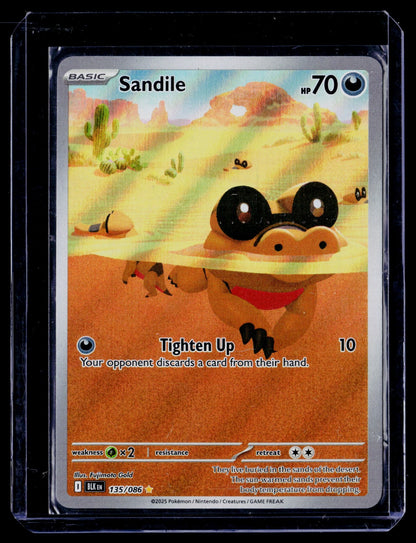 Sandile Holo Illustration Rare SV: Black Bolt 135/086 NM