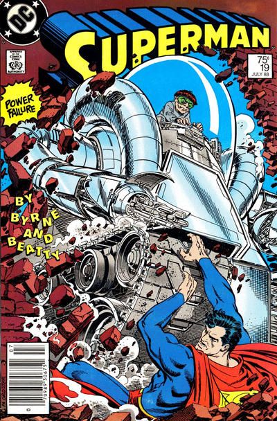Superman, Vol. 2 #19B (Newsstand Edition) Cover