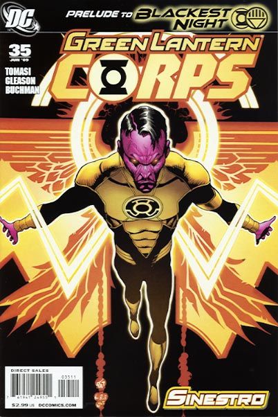 Green Lantern Corps, Vol. 1 #35B (Patrick Gleason Corrected Regular) Cover