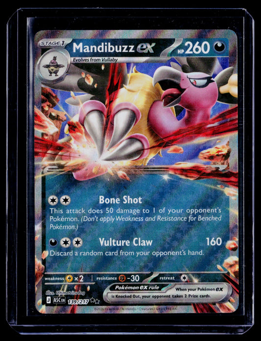 Mandibuzz ex Holo Double Rare ME: Ascended Heroes 139/217 NM