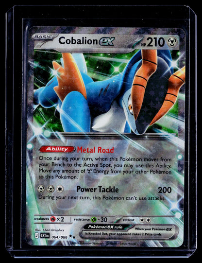 Cobalion ex Holo Double Rare ME04: Chaos Rising 064/086 NM