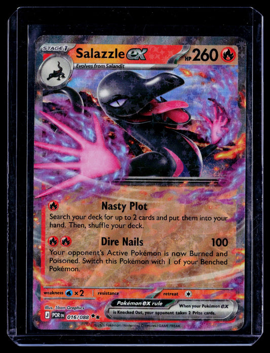 Salazzle ex Holo Double Rare ME03: Perfect Order 016/088 NM