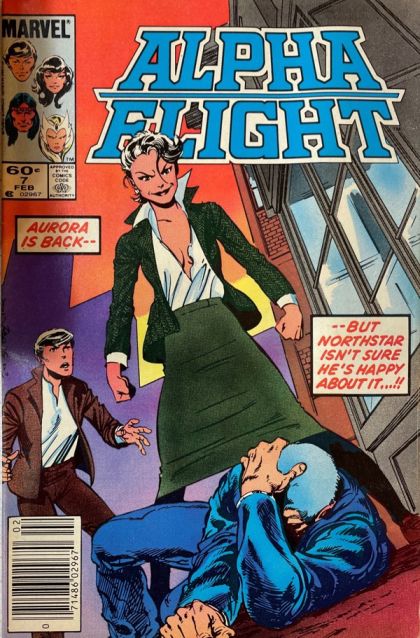 Alpha Flight, Vol. 1 #7B (Newsstand Edition) Cover