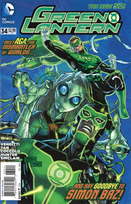 Green Lantern, Vol. 5 #34A (Billy Tan Regular) Cover