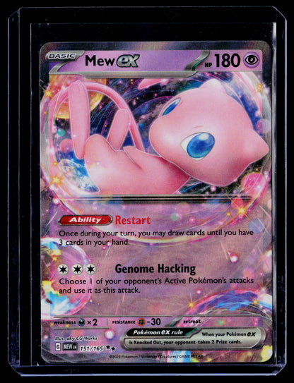 Mew ex Holo Double Rare SV: Scarlet & Violet 151 151/165 NM
