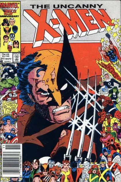 Uncanny X-Men, Vol. 1 #211B (Newsstand Edition) Cover