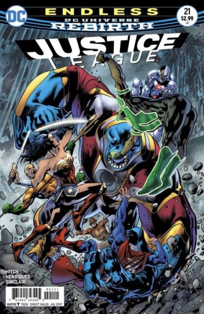 Justice League, Vol. 2 #21A (Regular Bryan Hitch Cover) Cover