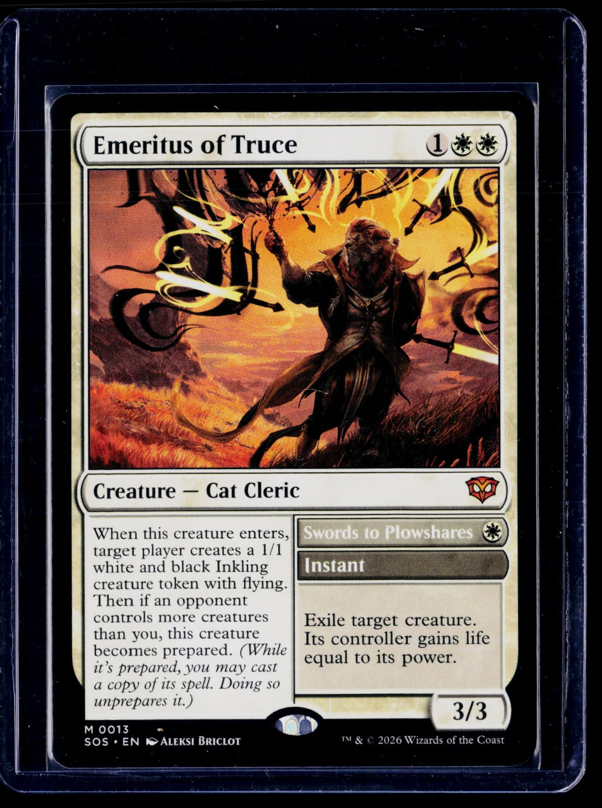 Emeritus of Truce M Secrets of Strixhaven 13 NM