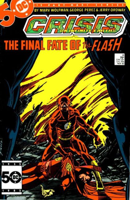 Crisis on Infinite Earths #8A (Direct Edition) Cover