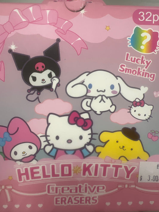 Kawaii Hello Kitty Creative Erasers