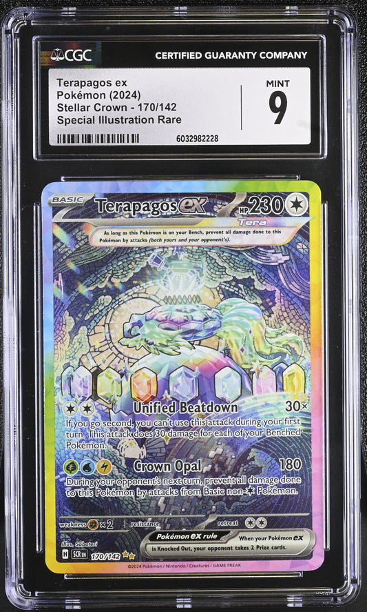 2024 Stellar Crown #170/142 Terapagos ex CGC 9