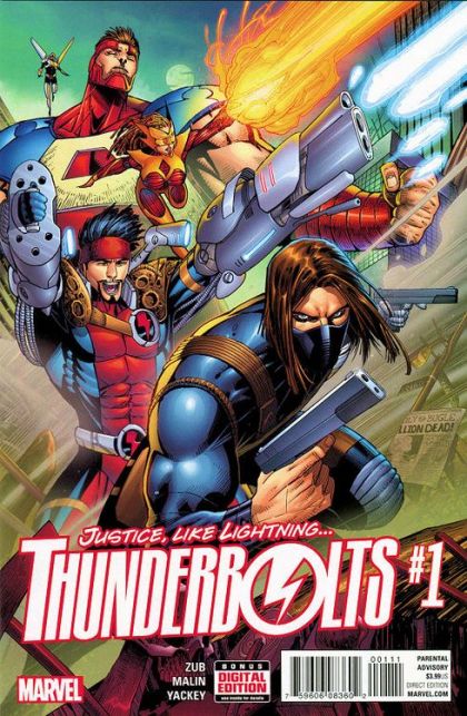 Thunderbolts, Vol. 3 #1A (Jon Malin Regular) Cover