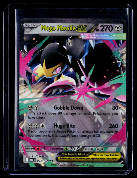 Mega Mawile ex Holo Double Rare ME01: Mega Evolution 094/132 NM