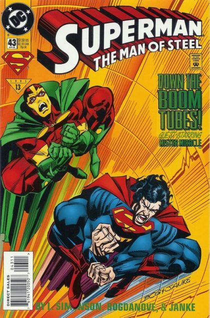 Superman: The Man of Steel #43A (Direct Edition) Cover