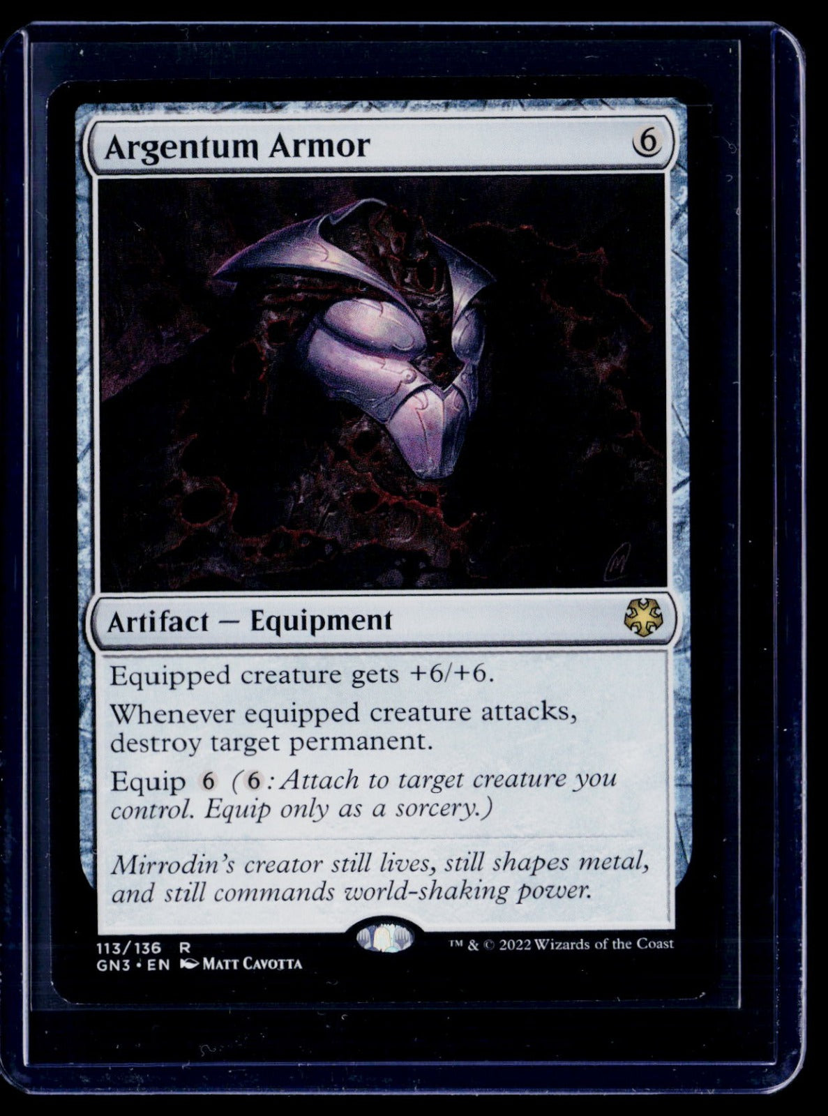 Argentum Armor R Magic Game Night: Free-For-All 113 NM