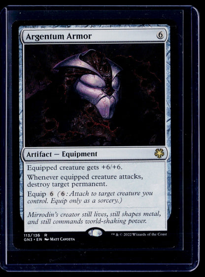 Argentum Armor R Magic Game Night: Free-For-All 113 NM