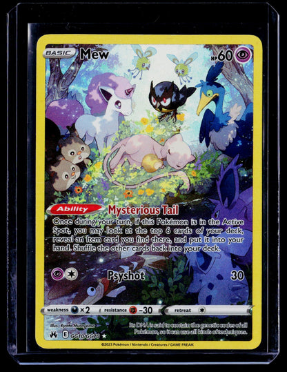 Mew Holo Ultra Rare SWSH: Crown Zenith: Galarian Gallery GG10/GG70 NM