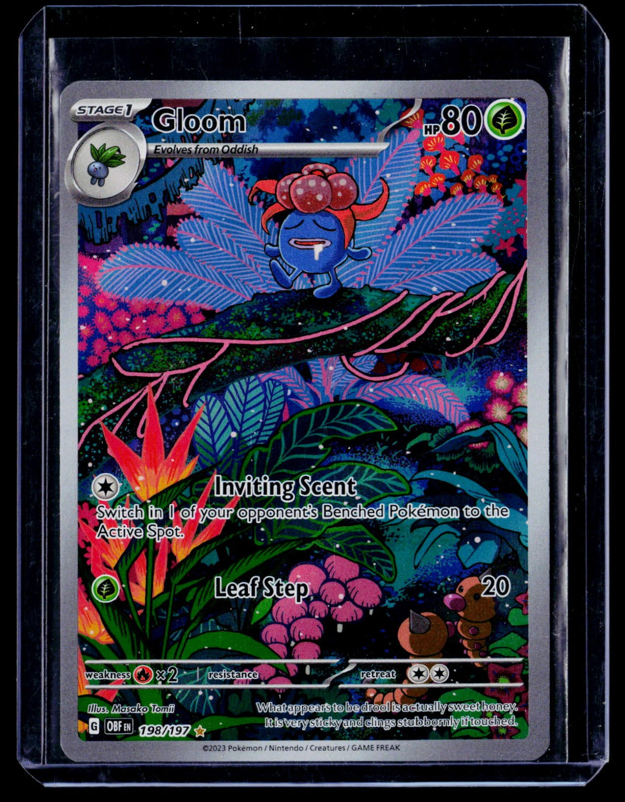 Gloom Holo Illustration Rare SV03: Obsidian Flames 198/197 NM