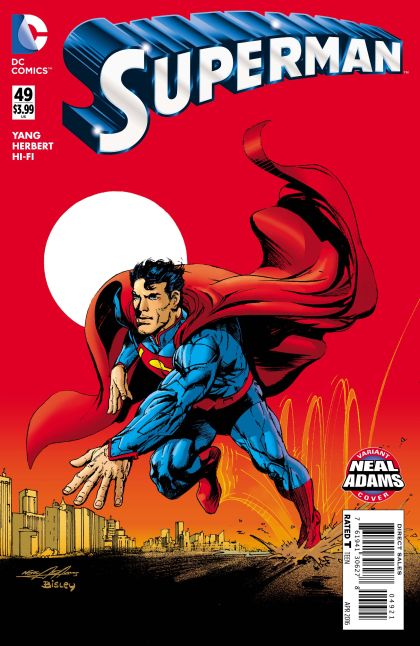 Superman, Vol. 3 #49B (Neal Adams Variant Cover) Cover