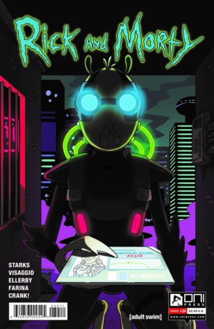 Rick and Morty, Vol. 1 #34A (CJ Cannon Regular) Cover